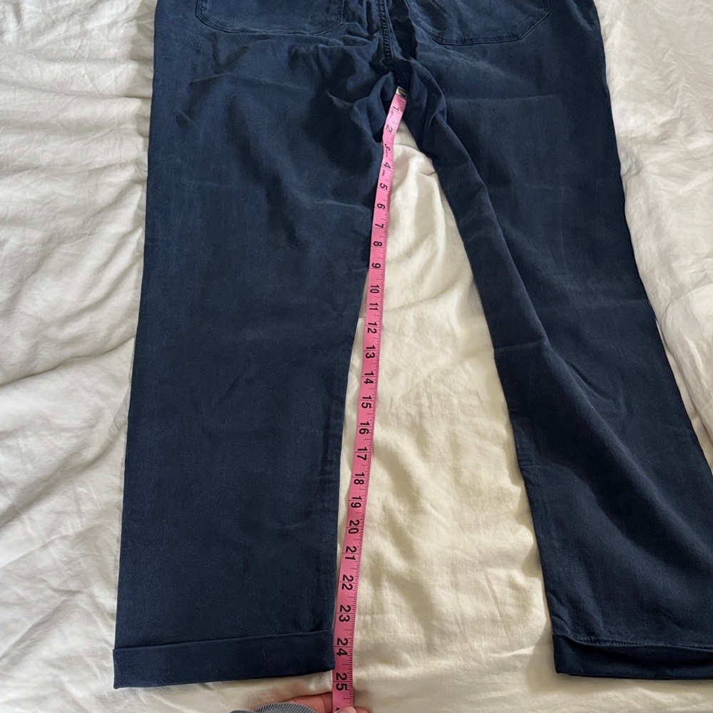 PAIGE women’s Christy Chinos with Drawstring in French Navy Size 29 NWOT - Picture 9 of 9